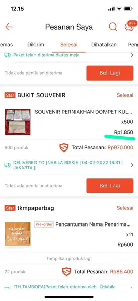 dijual Souvenir dompet kulit Baruu