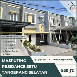 DIJUAL RUMAH DI PERUM MASPUTING RESIDENCE SETU - ON HAND