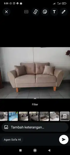 Custom sofa model Berkualitas