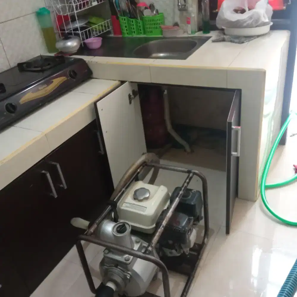 CUCIAN PIRING MAMPET SERVIS POMPA AIR SUNTIK SUMUR BOR KURAS TANDON