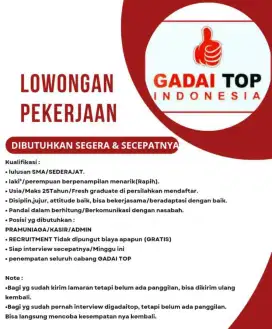 Lowongan pekerjaaan