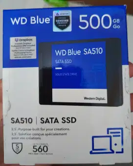 SSD WD BLUE 500 GB SA510 MASIH BARU (TERSEGEL)