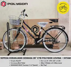 BARU Seped Keranjang Dewasa Size 26” inch CTB Polygon Lovina ALLOY