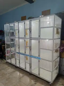 Kandang Kucing Aluminium Cat House cat breeder