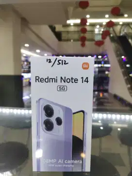REDMI NOTE 14 5G 12/512 SEGEL RESMI