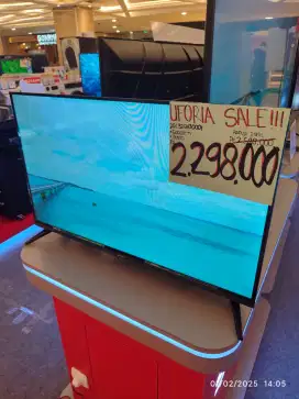 Google TV SHARP 32 bisa cicilan Free DP bunga ringan
