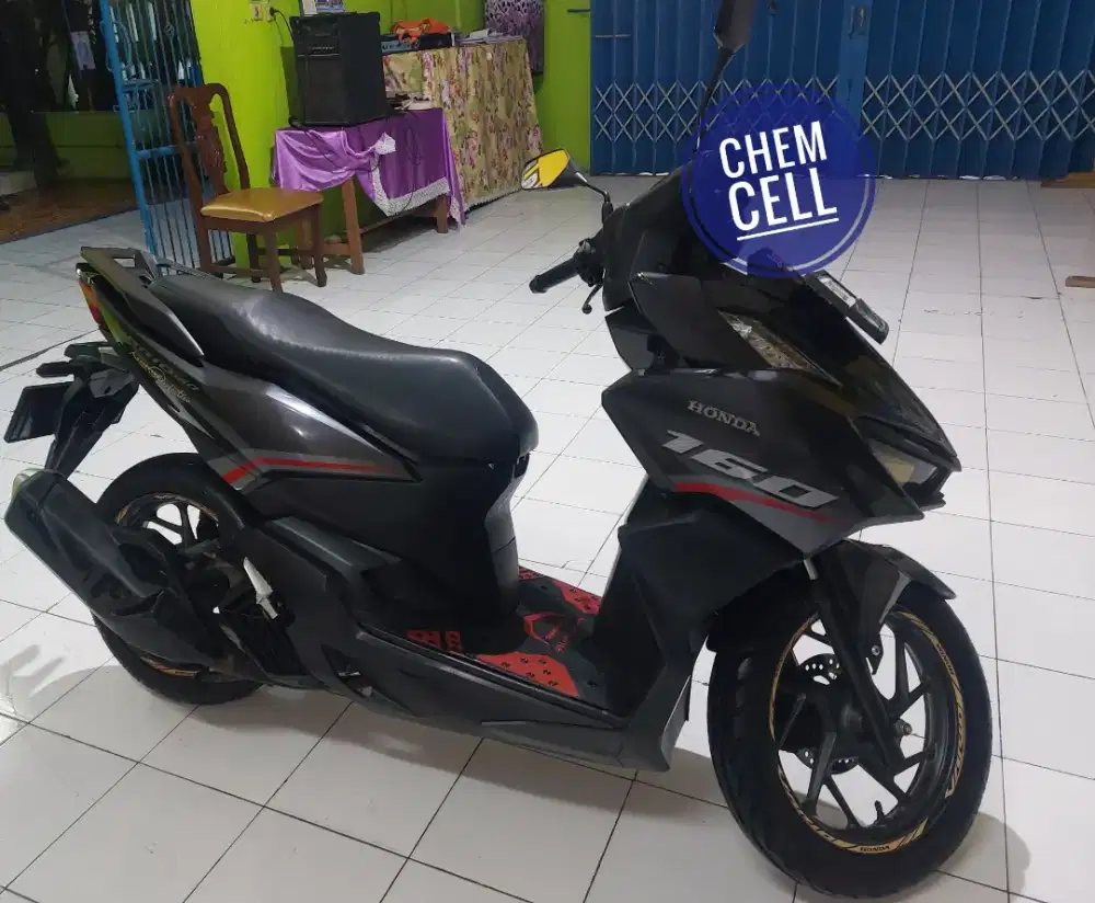 HONDA VARIO 160 CBS 2022 BLACK - SS LENGKAP