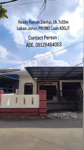 Rumah Ready Siap Huni Secondary, 475Jt, Lokasi Johor dkt ke JCITY