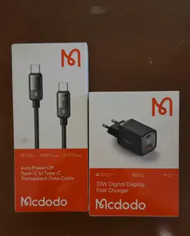 Mcdodo charger iphone 33 watt + cable type to type c