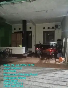 Rumah di jual 2 lt di Deltamas 850 juta bisa nego