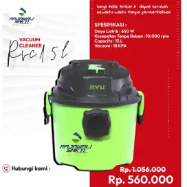 Mesin vacum cleaner 15 liter ryu