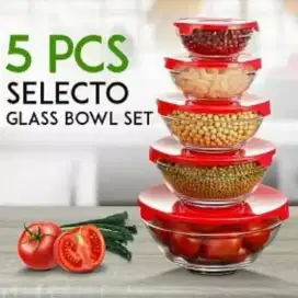 Mangkok Kaca 5 Susun / Bowl Set