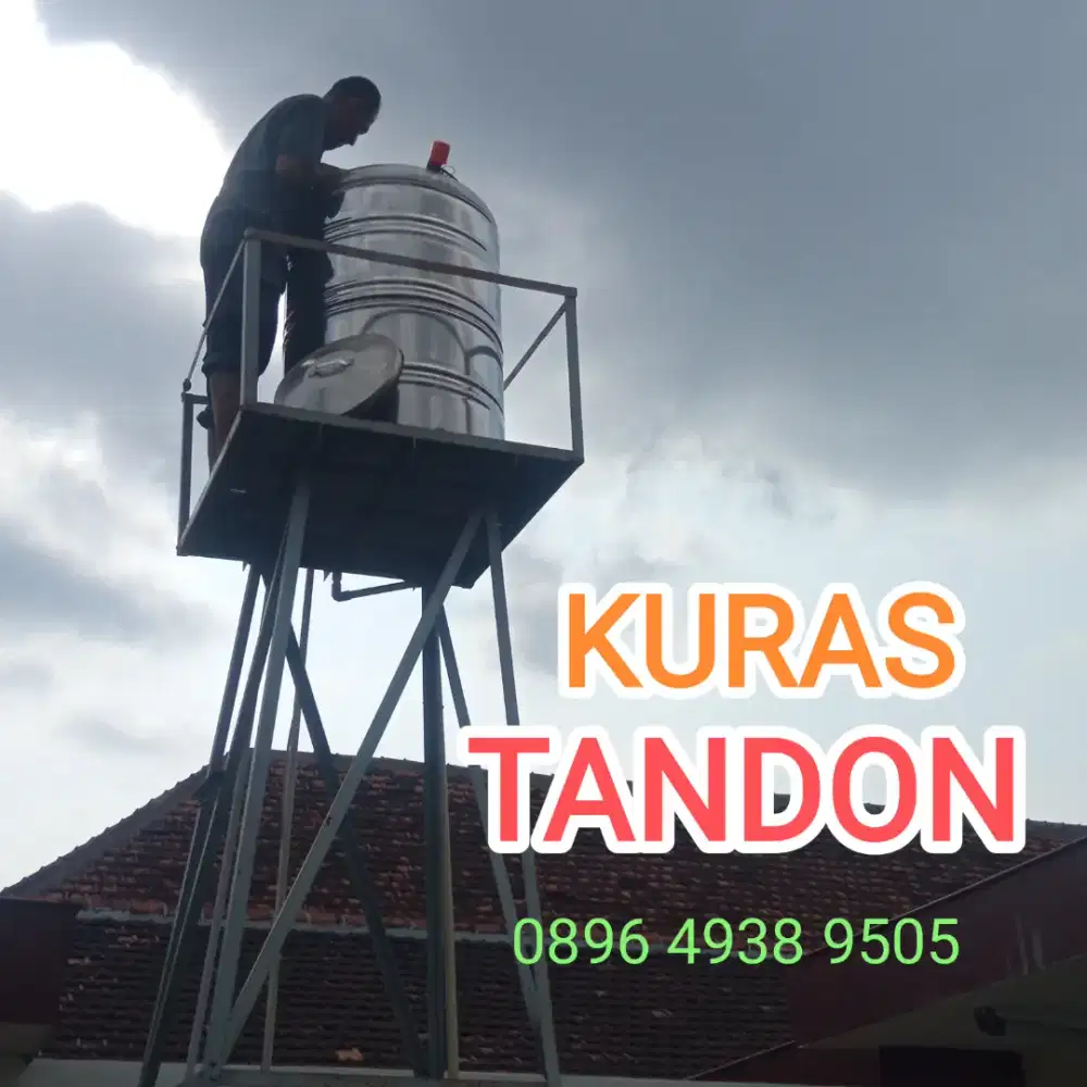KURAS TANDON AIR SERVIS POMPA AIR SEDOT WC PENUH