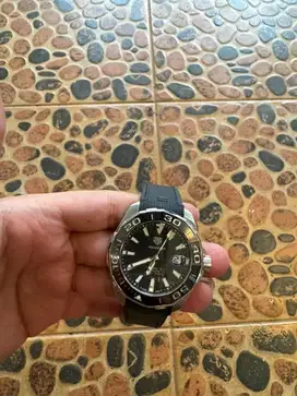jam tangan tag heuer aquaracer cal 5 black