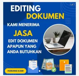 Jasa edit apapun terpercaya