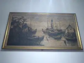 Lukisan Kapal Layar karya Moses Misdy