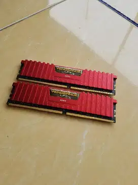 Ram Corsair Vengeance LPX RED 2x8gb 16gb 2666Mhz