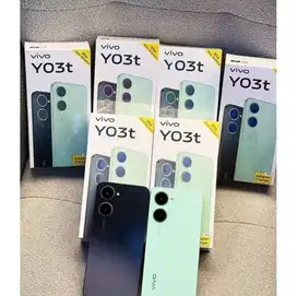 Baru...Vivo Y03T 4/64 Garansi Resmi (Warna : Black,Green)