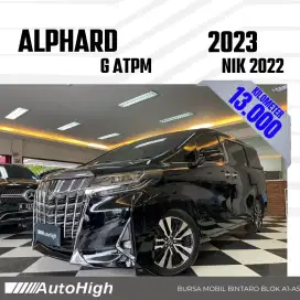 DP10% [Km13.000] Alphard G ATPM 2022 Black Reg 2021 #AUTOHIGH