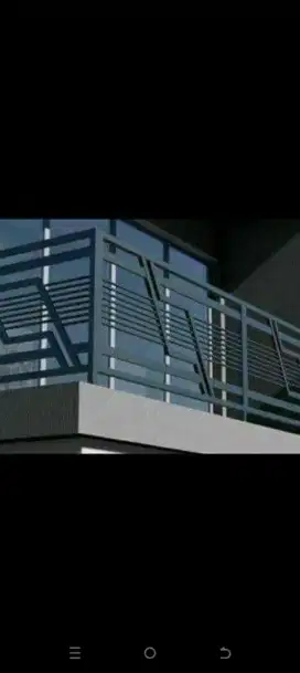 Balkon minimalis/klasik bahan besi hollo