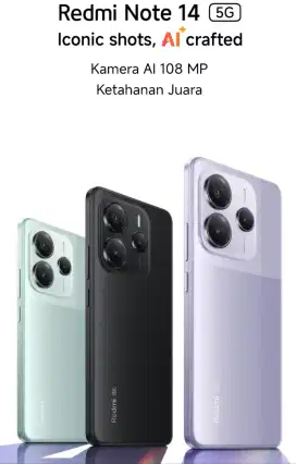 Redmi Note 14 5G Garansi Resmi Barang Segel