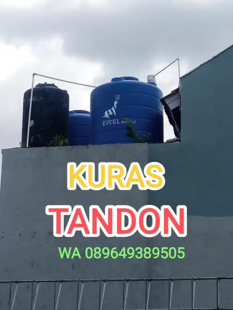 KURAS TANDON AIR SALURAN MAMPET SERVIS POMPA AIR SEDOT WC PENUH