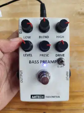 Efek Amtech Preamp Drive Gitar Pedal Preloved Alt Boss Joyo MXR Zoom