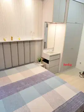Termewah apartemen sunter park view furnish baru lt parkit murah