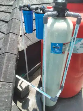 Filter saringan air kuning kapur zat berminyak bau keruh butek dll.
