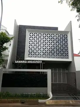 Secondskin modern fasad dinding bangunan | sawargi kreasindo bandung