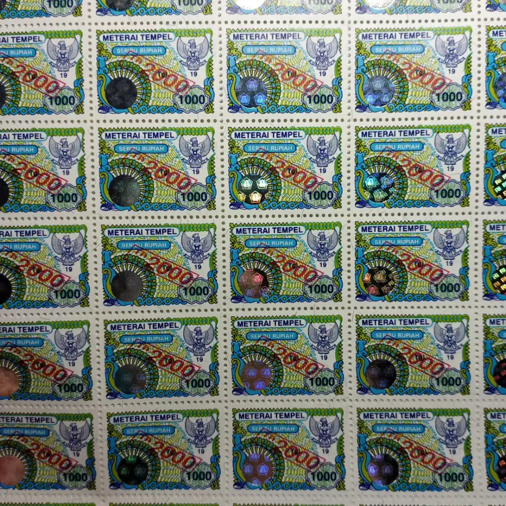 Meterai Tempel 1000 tahun 2000
