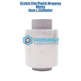 Plastik Wrapping / Stretch Film Bening 10 cm x 200meter di Pekanbaru