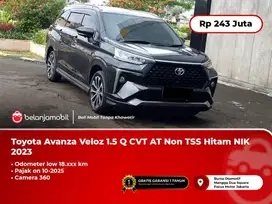 LIKE NEW !! TOYOTA AVANZA VELOZ Q NON TSS CVT 2023 / 2024 HITAM