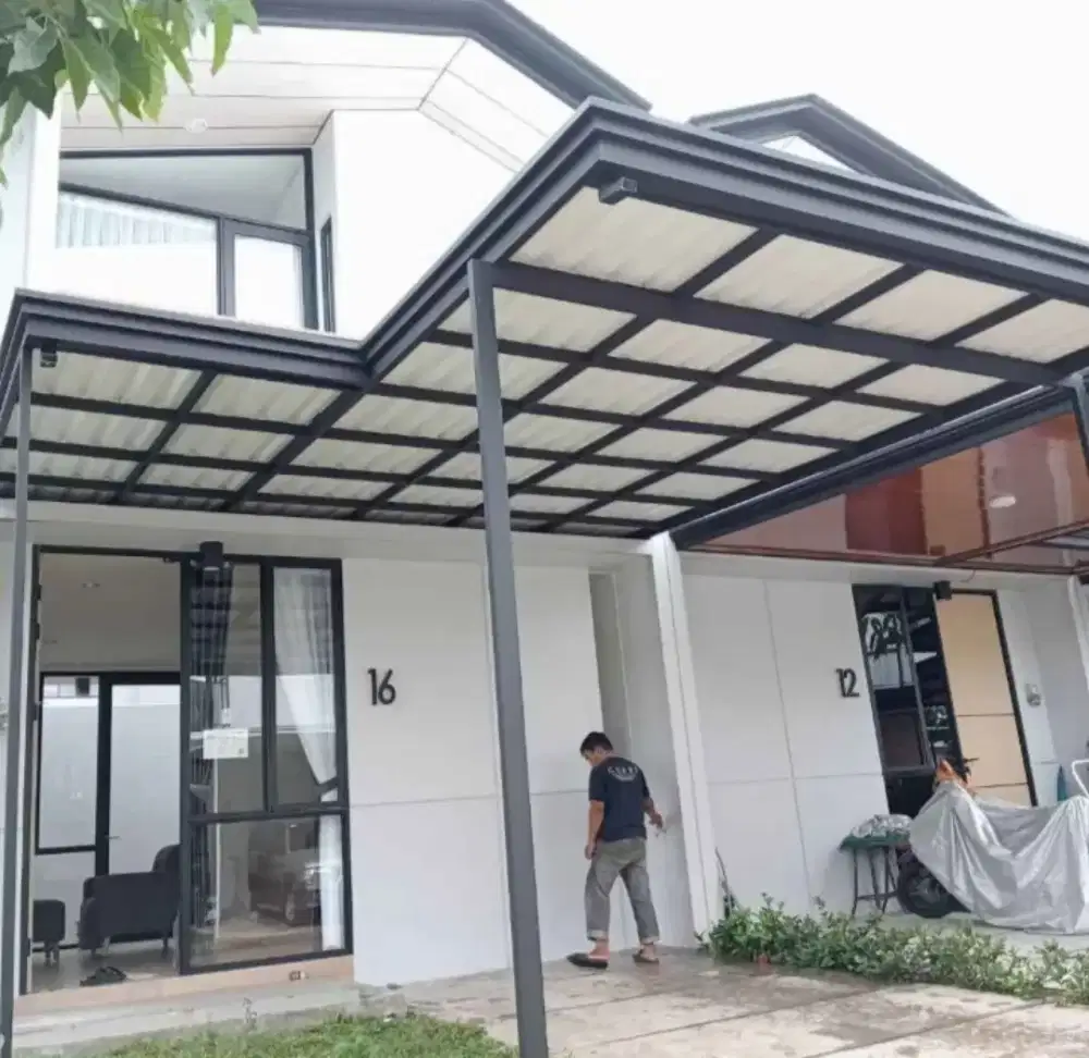 Kanopi ardelon besi galvanis