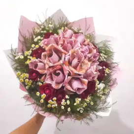 Handicraft buket bunga cantik banget