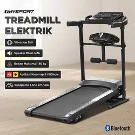 Jual TaffSPORT Treadmill Elektrik Lipat 12 Speed App Speaker Vibration