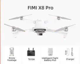 Drone fimi x8 pro dengan smart controller tx10a