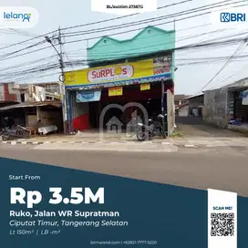 Ruko Dijual, Cempaka Putih, Ciputat Timur, Tangerang Selatan