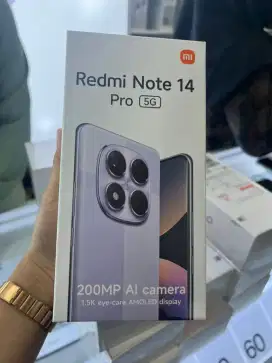 Redmi note 14pro 5G 12/512 baru garansi resmi