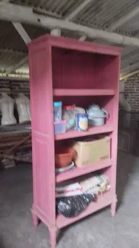 Lemari Rak Full Jati
