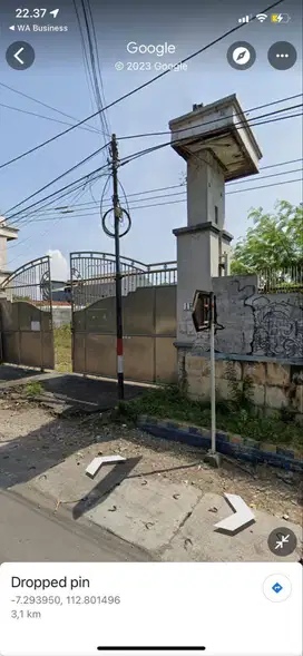 Dijual Gudang Jalan Keputih Tegal Surabaya Timur
