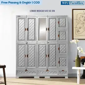 Lemari Plastik 5 Pintu Napolly