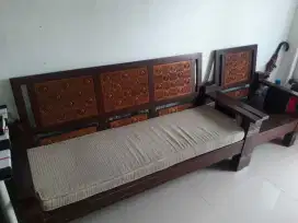 Sofa / Bangku Kayu Jati asli Classic