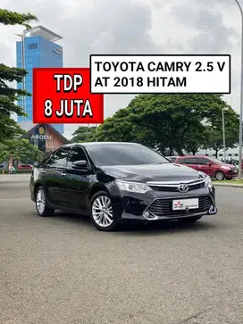 TOYOTA CAMRY 2.5 V AT 2018 HITAM PROMO MURAH DP MINIM 8 JUTA