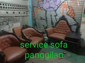 Melayani servis sofa panggilan