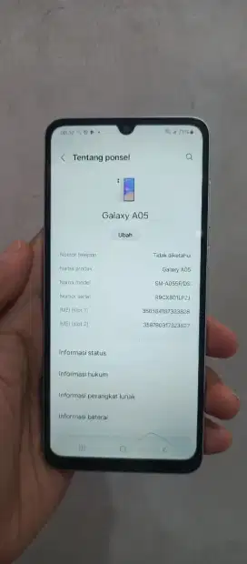 Jual hp Samsung galaxy A05