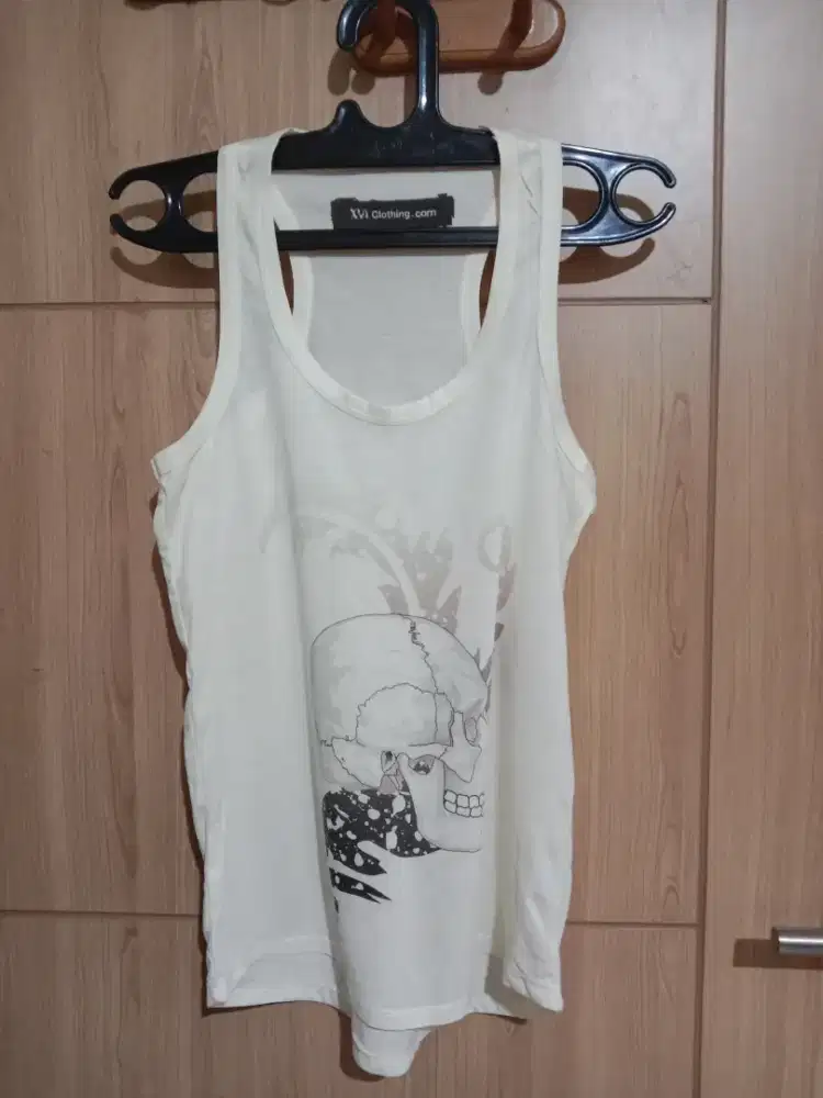 Singlet Tipis Tengkorak Adem