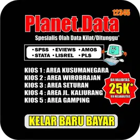 Jasa Olah Data Statistik SPSS AMOS Eviews PLS Skripsi KTI Tesis  Jogja