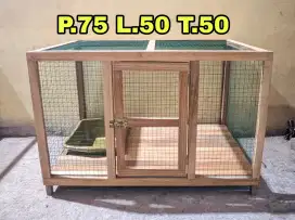 Kandang kucing kayu murah