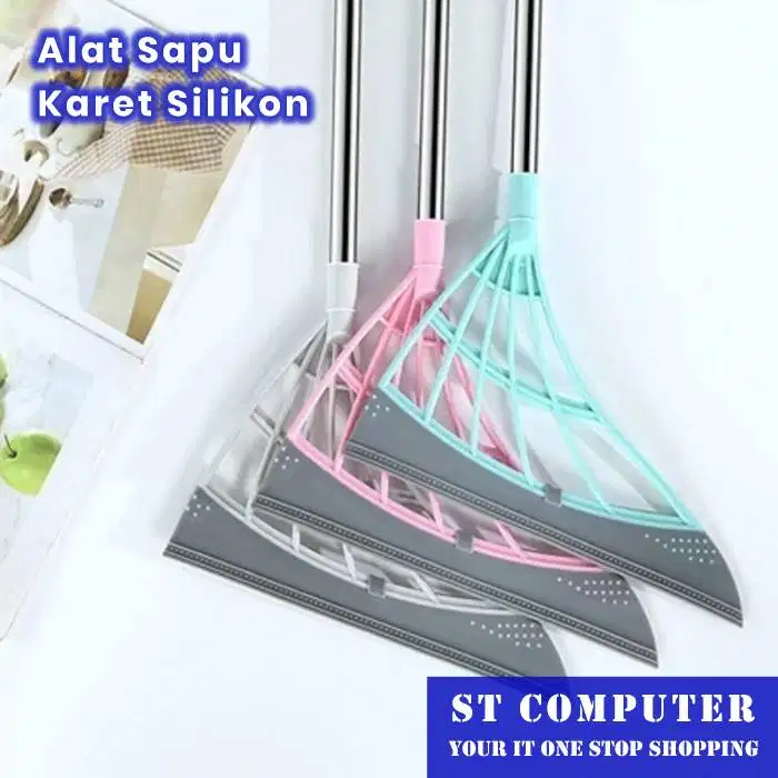 Alat Sapu Karet Silikon Magic Wipe Broom